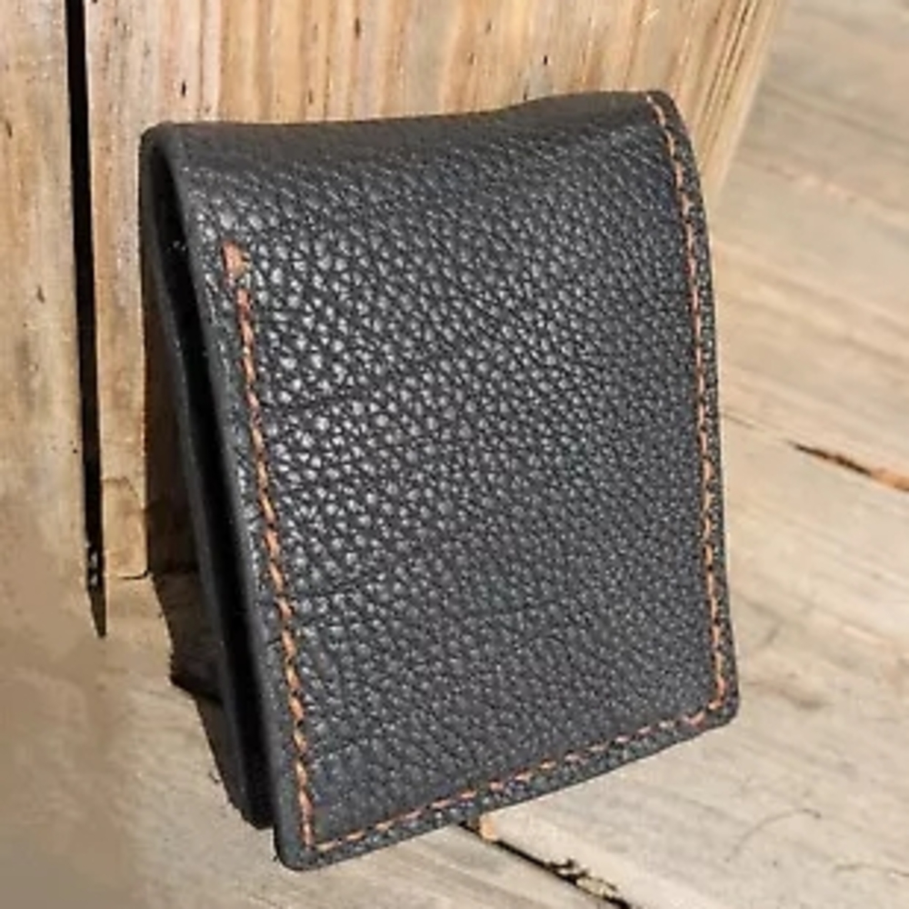 Black Leather Men's Wallet